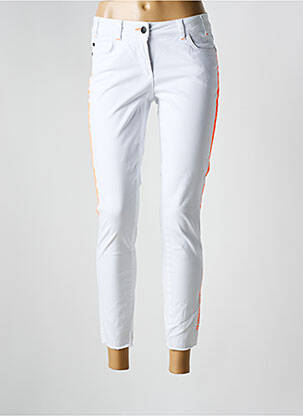Pantalon 7/8 stretch taille normale blanc SPORTALM femme