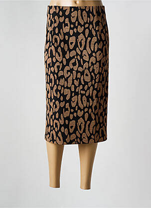 Jupe mi-longue stretch noir JOSEPH RIBKOFF femme
