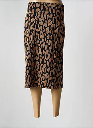 Jupe mi-longue stretch noir JOSEPH RIBKOFF femme