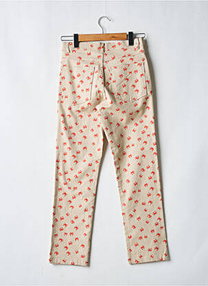 Jeans coupe slim stretch taille normale beige NICE THINGS femme