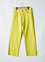 Jeans coupe droite jaune MÊME ROAD pour femme seconde vue