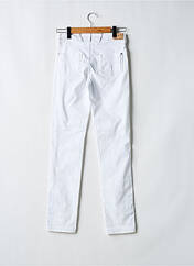 Jeans coupe slim blanc R867 pour femme seconde vue