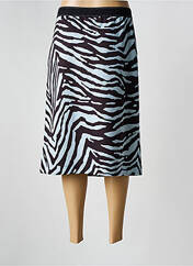 Jupe mi-longue bleu FABER pour femme seconde vue