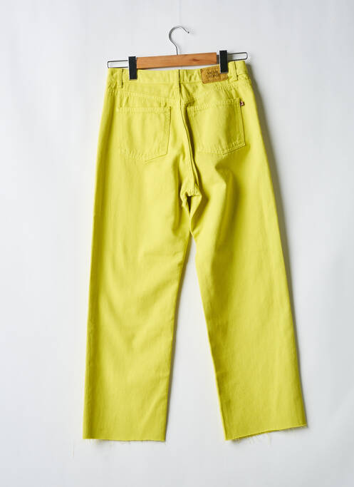 Jeans coupe droite jaune MÊME ROAD pour femme