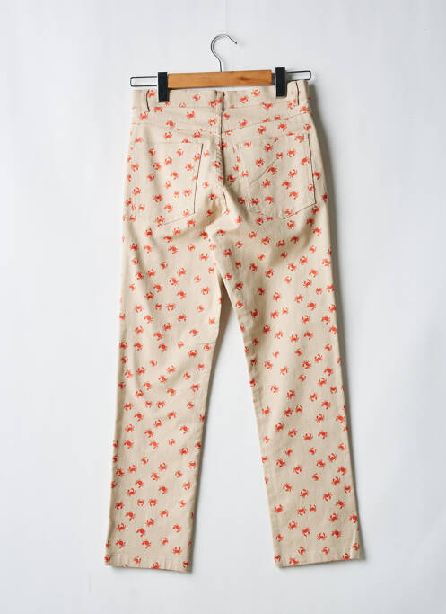 Jeans coupe slim beige NICE THINGS pour femme