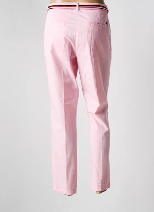Pantalon chino rose TOMMY HILFIGER pour femme