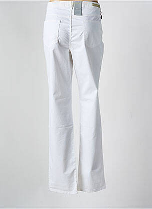 Pantalon droit stretch taille normale blanc SAINT HILAIRE femme