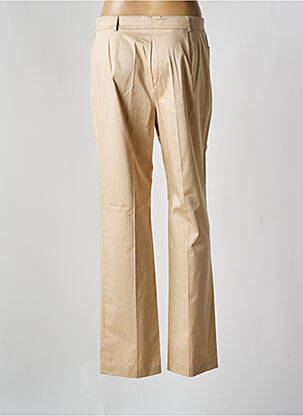 Pantalon droit stretch taille normale beige BASLER femme