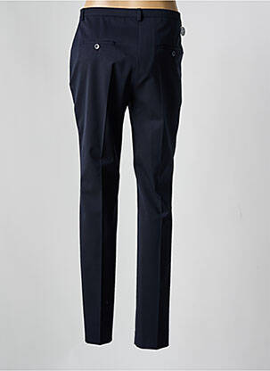 Pantalon slim tissage popeline taille normale bleu BRUNO SAINT HILAIRE femme