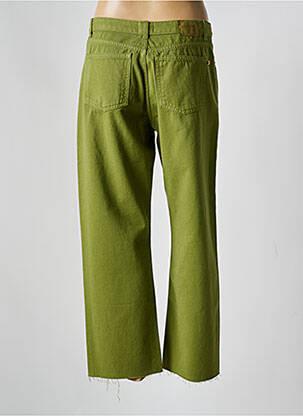 Jeans coupe large taille normale taille normale vert MÊME ROAD femme