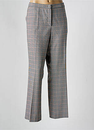 Pantalon droit stretch taille normale gris ELENA MIRO femme