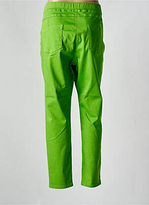 Jegging tissage denim taille normale vert ELENA MIRO femme