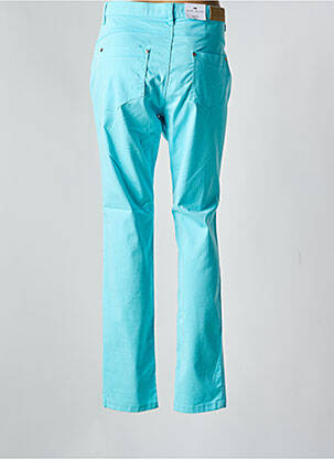 Pantalon droit stretch taille normale bleu SAINT HILAIRE femme
