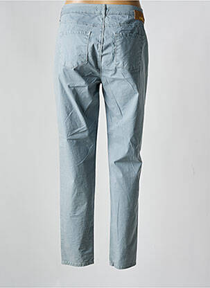 Pantalon slim tissage popeline taille normale gris EVA KAYAN femme
