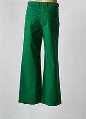 Jeans coupe large vert NICE THINGS pour femme seconde vue