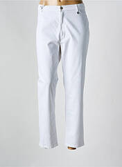 Pantalon droit blanc SAINT HILAIRE pour femme seconde vue