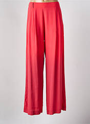 Pantalon large rouge MÊME ROAD pour femme seconde vue