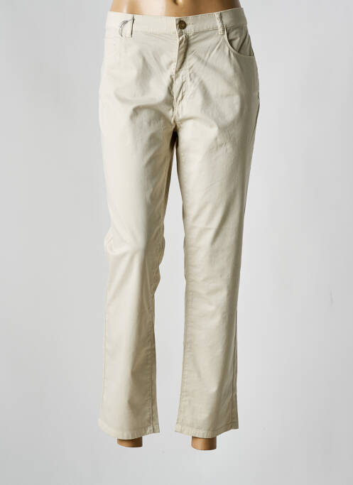Pantalon 7/8 beige SAINT HILAIRE pour femme