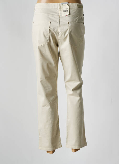 Pantalon 7/8 beige SAINT HILAIRE pour femme