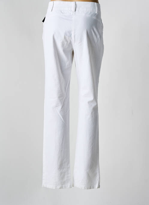 Pantalon droit blanc SAINT HILAIRE pour femme