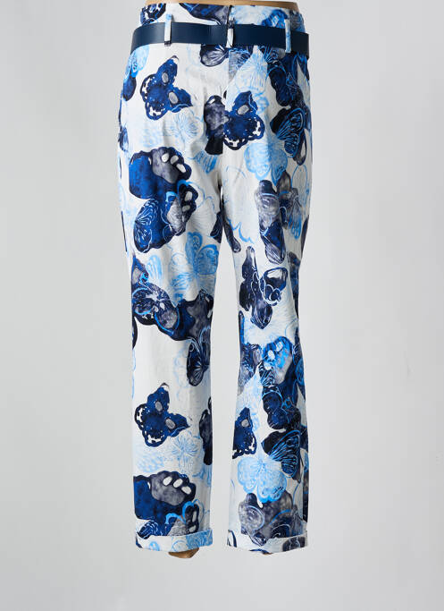 Pantalon droit bleu CAROLINE BISS pour femme