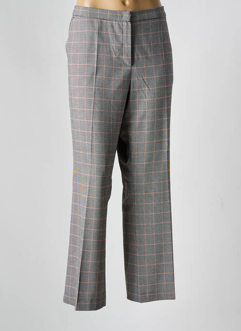 Pantalon droit gris ELENA MIRO pour femme