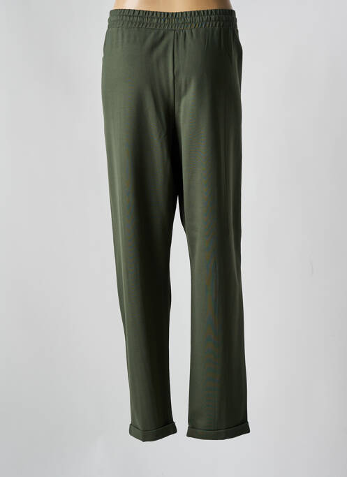 Pantalon droit vert ELENA MIRO pour femme