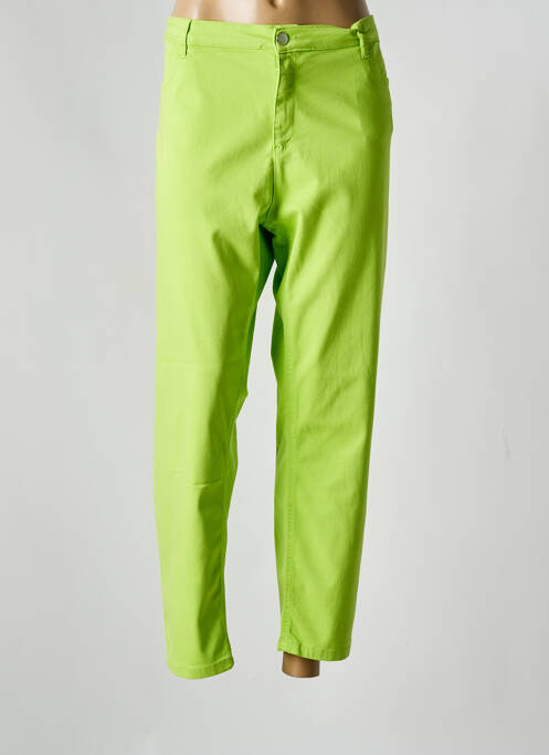 Pantalon droit vert FABER pour femme
