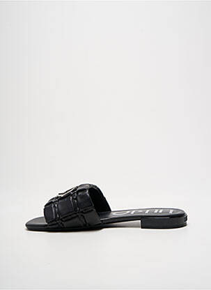Mules/sabots matière lisse talon plat jusqu'à 3cm noir LIU JO femme