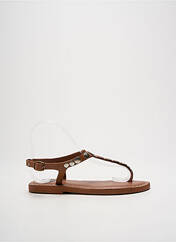 Tongs marron BSBEE pour femme seconde vue