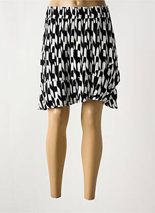 Jupe courte taille élastique noir STREET ONE femme