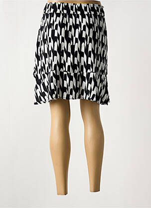 Jupe courte taille élastique noir STREET ONE femme