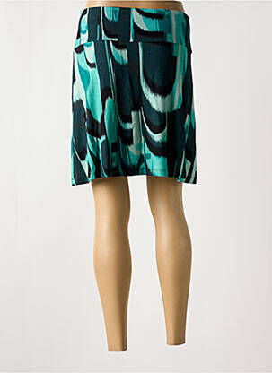 Jupe courte taille élastique bleu STREET ONE femme