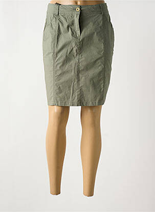 Jupe courte poches vert ÉTYMOLOGIE femme
