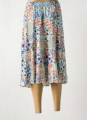 Jupe mi-longue blanc GRIFFON pour femme seconde vue