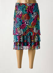 Jupe mi-longue bleu GUY DUBOUIS pour femme seconde vue