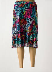 Jupe mi-longue bleu GUY DUBOUIS pour femme seconde vue