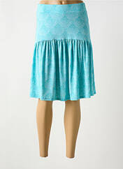 Jupe mi-longue bleu MARBLE pour femme seconde vue