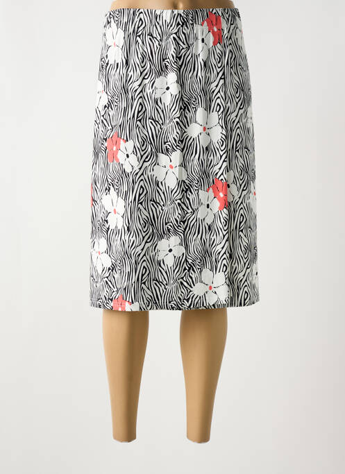 Jupe mi-longue noir FRANK WALDER pour femme