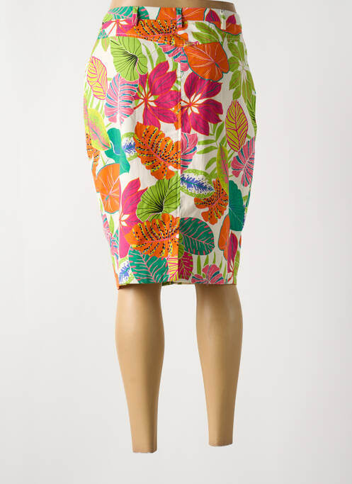 Jupe mi-longue vert GUY DUBOUIS pour femme