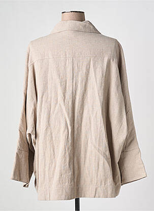 Veste casual poches beige O'MER femme