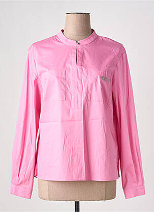 Blouse col rond manches longues rose THOMAS RABE femme