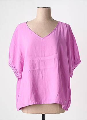 Blouse manches 3/4 manches 3/4 violet STREET ONE femme