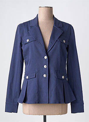 Blazer coupe cintrée bleu DOLCEZZA femme