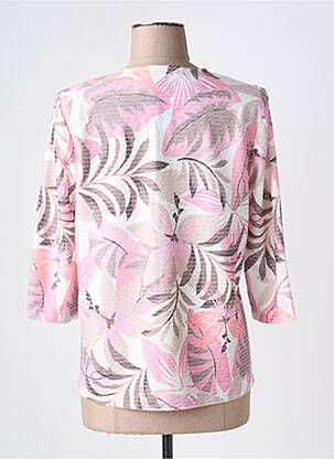 Veste casual col rond rose FRANK WALDER femme