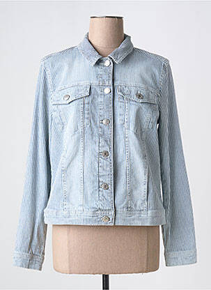Veste casual coupe droite bleu STREET ONE femme