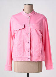 Veste casual coupe droite rose THOMAS RABE femme