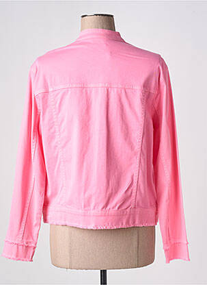Veste casual coupe droite rose THOMAS RABE femme