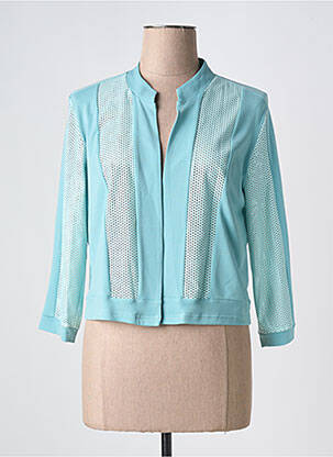 Veste casual coupe cintrée bleu GREGORY PAT femme