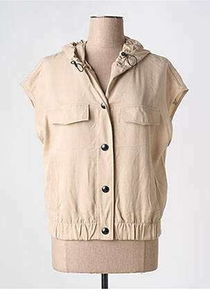 Veste casual poches beige LE COMTE femme